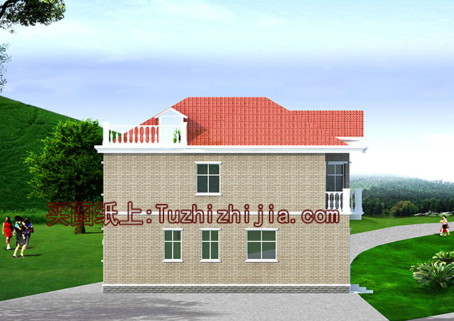 簡單的二層樓房圖片及設計方案，自建樓房必看