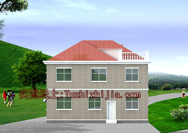 簡單的二層樓房圖片及設計方案，自建樓房必看