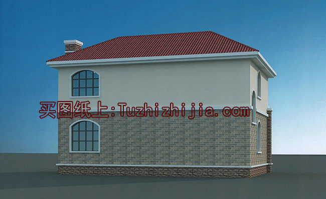 帶車庫二層別墅設計圖及效果圖，帶車庫的農村二層樓房推薦