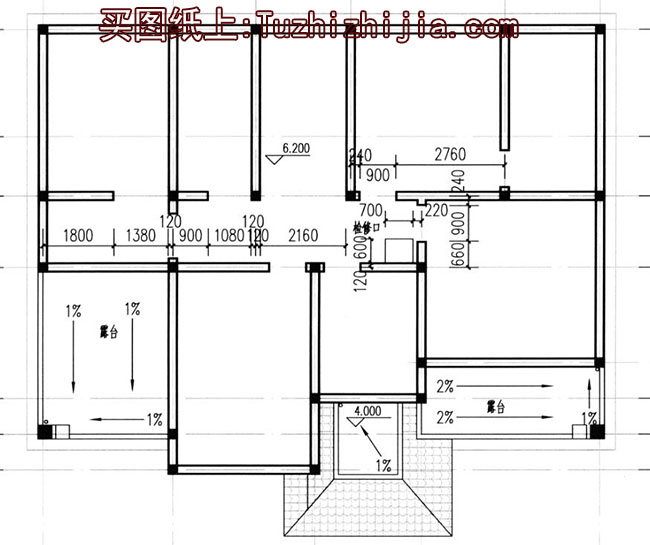 帶閣樓二層別墅設計圖，帶外觀效果圖片