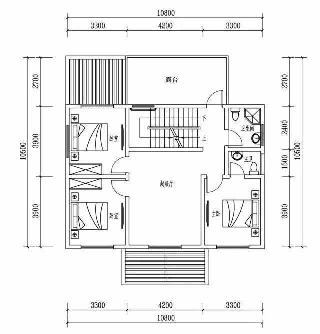 宜居大氣的3層農村別墅, 2套方案哪套布局好！