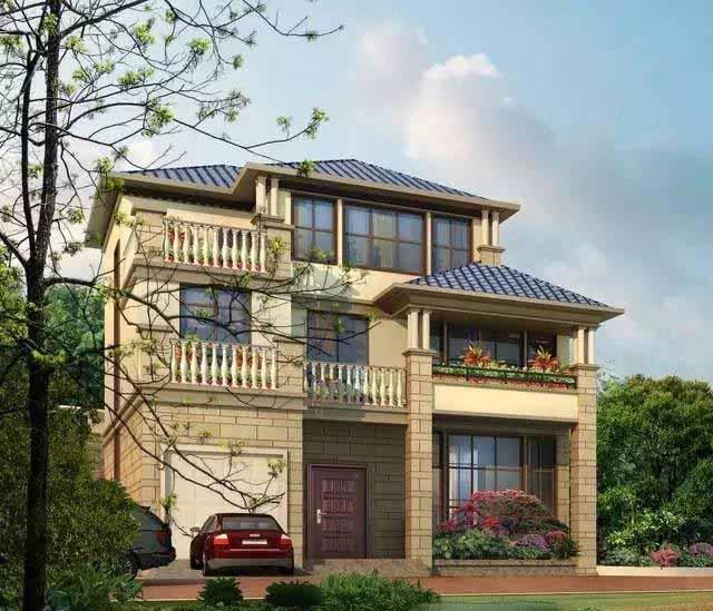 宜居大氣的3層農村別墅, 2套方案哪套布局好！