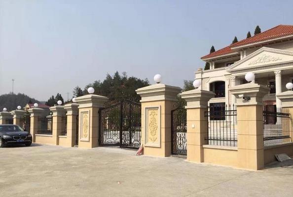 別墅配上歐式構(gòu)件檔次就高了, 沒幾百萬下不來！