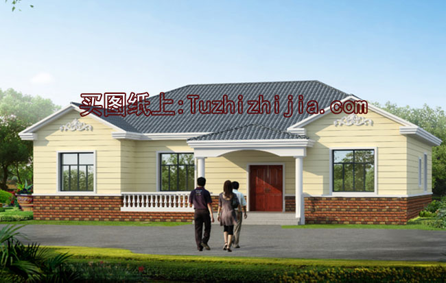 農村一層房屋設計圖，自建一層房子圖紙推薦