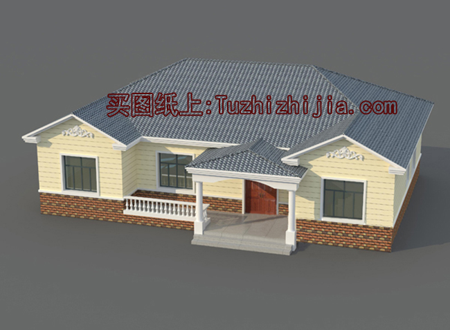 農村一層房屋設計圖，自建一層房子圖紙推薦