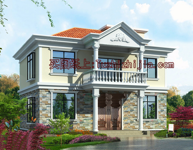 110平農村二層房屋設計圖，新農村自建房戶型推薦