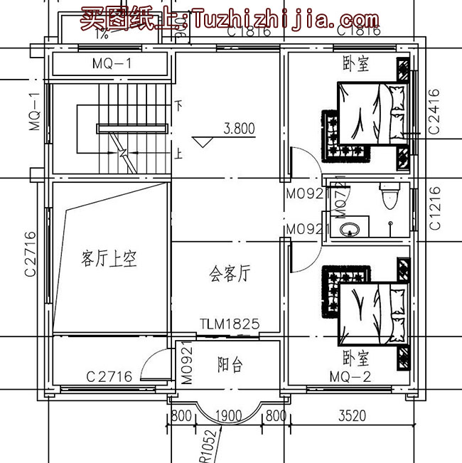 農村三層半別墅設計圖及外觀效果圖,三層半樓房設計方案推薦