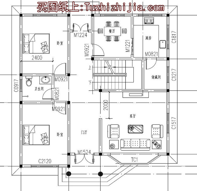 地中海風(fēng)格二層別墅設(shè)計圖及效果圖，外觀有格調(diào)