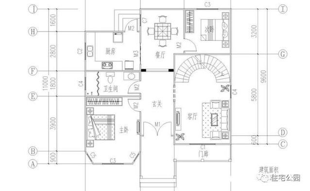 看看這套小別墅，搞定挑空客廳、旋轉(zhuǎn)樓梯只要25萬！