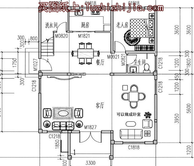 預算20萬的農村三層房屋設計圖方案,帶外觀效果圖