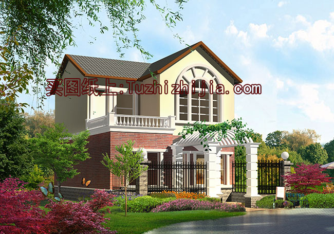 小型經濟實用的二層別墅房屋設計圖,小戶型經典設計