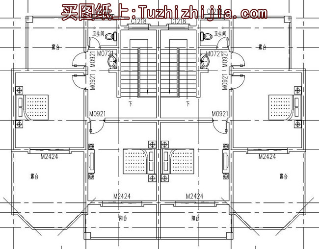 230平(單戶115平)雙拼別墅房屋設計圖及效果圖大全
