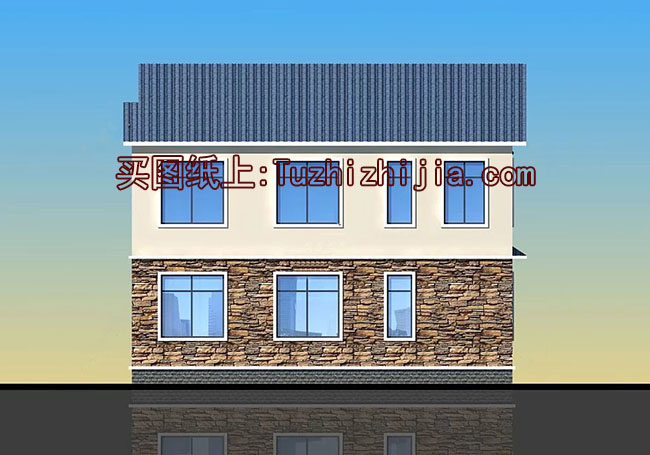 120平二層別墅房屋設計圖，造型美觀、現代