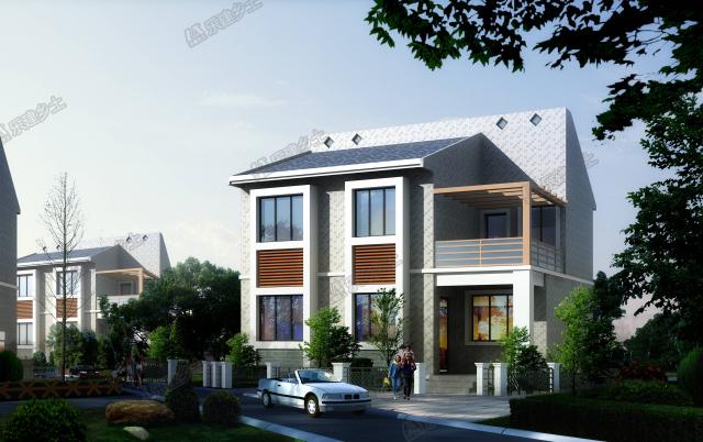 二層別墅設(shè)計，獨棟聯(lián)排都可以，適合一家人居住！