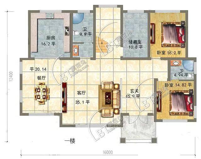 農村自建房設計！讓我告訴您什么叫農村別墅！你家那最多只能叫民房！