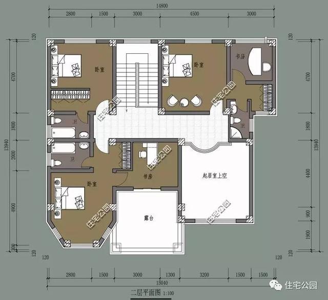 七套農(nóng)村別墅戶型設(shè)計(jì)圖，哪一套是你的最愛(ài)呢？