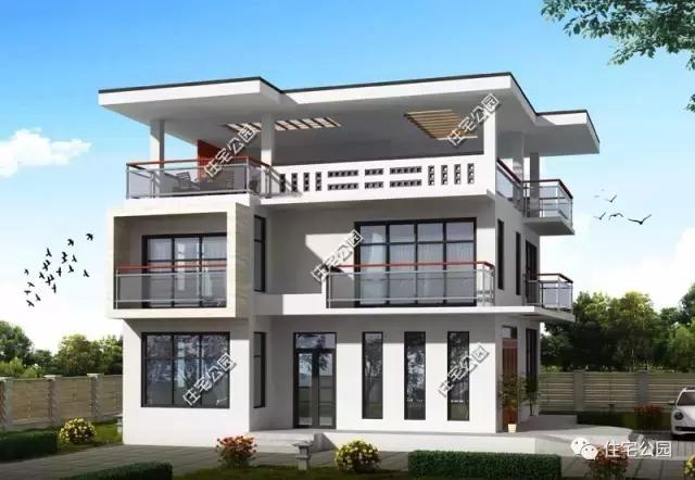 120平農(nóng)村三層別墅，方正戶型、造價(jià)27萬！