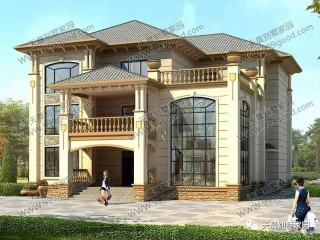 自從蓋了這套歐式別墅設(shè)計(jì)，親戚鄰居來的就勤了！