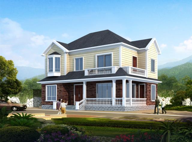 現(xiàn)代簡約二層小洋樓設(shè)計方案，完美布局，大氣美觀！