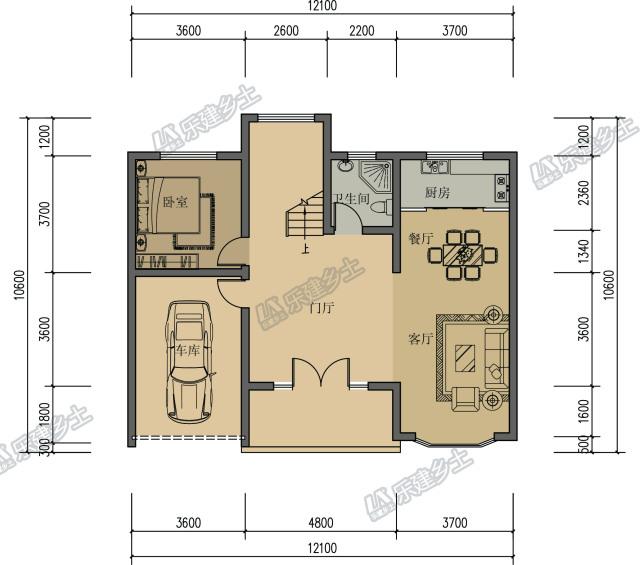 簡歐三層自建房設計，簡潔美觀，多代同堂都沒問題！