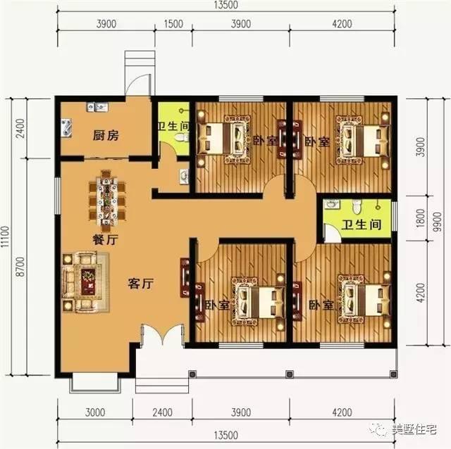 12萬自建一層小別墅設(shè)計(jì)，實(shí)用大氣，不輸其它洋別墅！