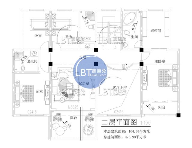 農(nóng)村自建豪華三層別墅設(shè)計施工圖紙，明星豪宅也不過如此！