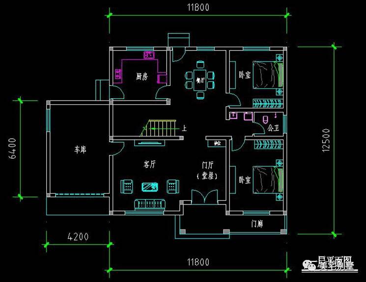 美式田園別墅設計圖大全，造價低，回村里建一棟，安享晚年！
