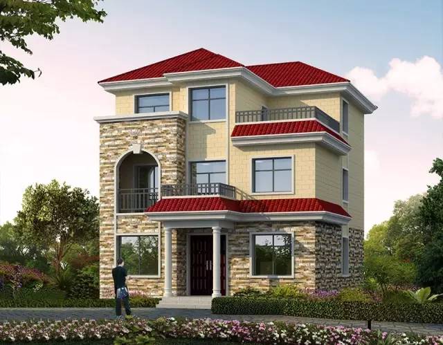 20多萬(wàn)自建三層樓房設(shè)計(jì)圖，建好后孩子都愛(ài)讀書(shū)了！