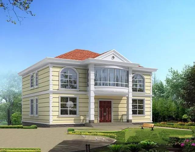 二層別墅封閉式陽臺設計，對稱美才是獨一無二的美！