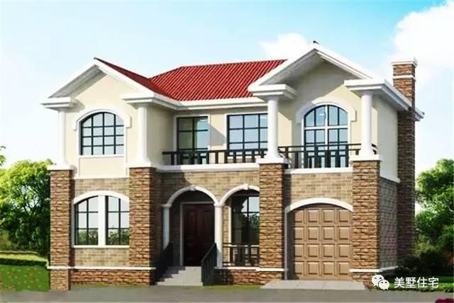 13米*8米農村二層小別墅，造價18萬，戶型很符合農村自建！