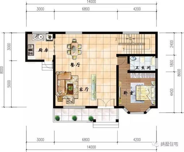 農村二層自建房，實用、簡單、大方的戶型，推薦給你！