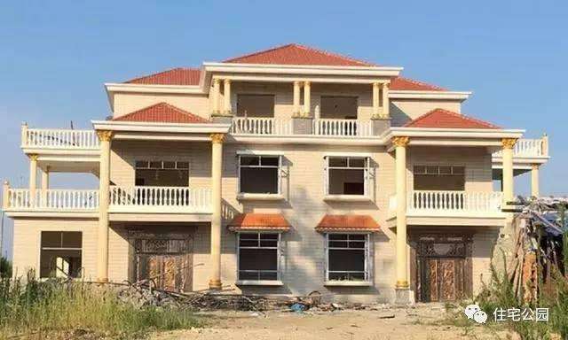 主體70萬自建三層雙拼框架別墅, 農村施工隊一樣可以蓋出豪宅!