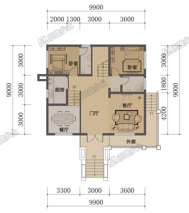 二層鄉(xiāng)村住宅設(shè)計(jì)方案，打破傳統(tǒng)，賦予新的美感！