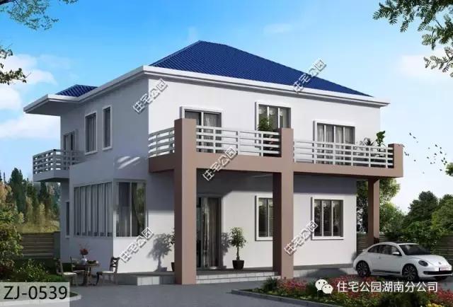 農村自建二層實用小洋樓設計，外觀精致，布局合理！