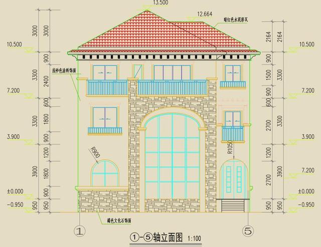 農(nóng)村自建房要點(diǎn)，自建別墅設(shè)計(jì)完整施工套圖！