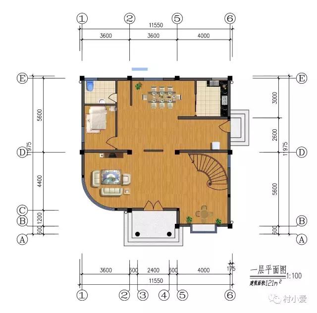 12×20米四層自建別墅設計圖，行走于鄉村的建筑設計！