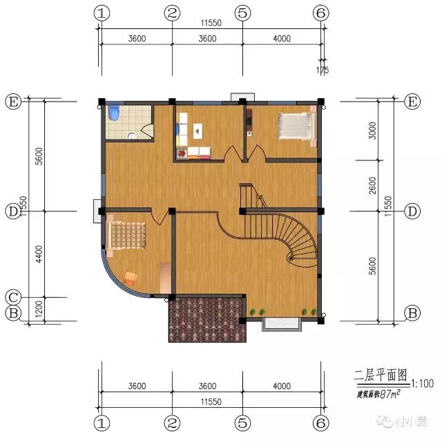 12×20米四層自建別墅設計圖，行走于鄉村的建筑設計！