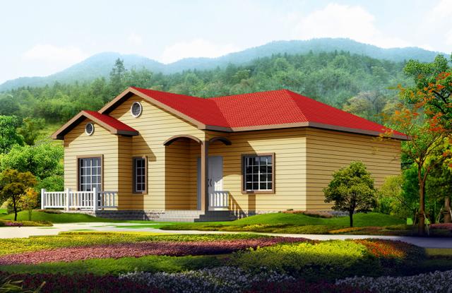 自建單層小別墅設計，戶型設計合理！