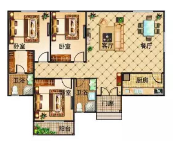 自建單層小別墅設計，戶型設計合理！