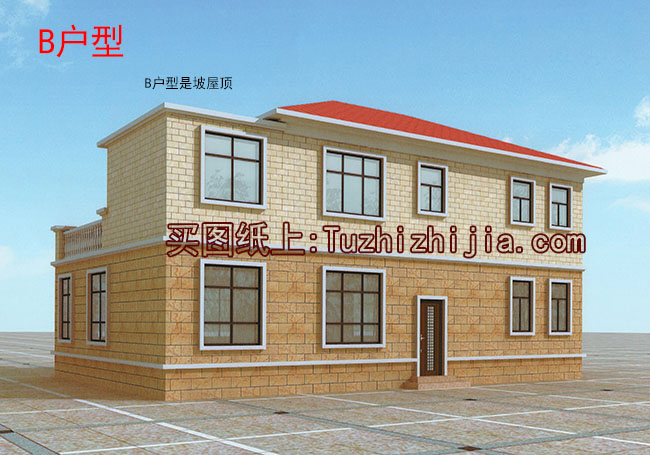 農村160平四間兩層樓房設計圖,全套施工圖+外觀效果圖片