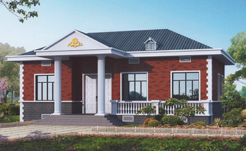 農村10萬元一層小別墅平房設計圖大全，含效果圖