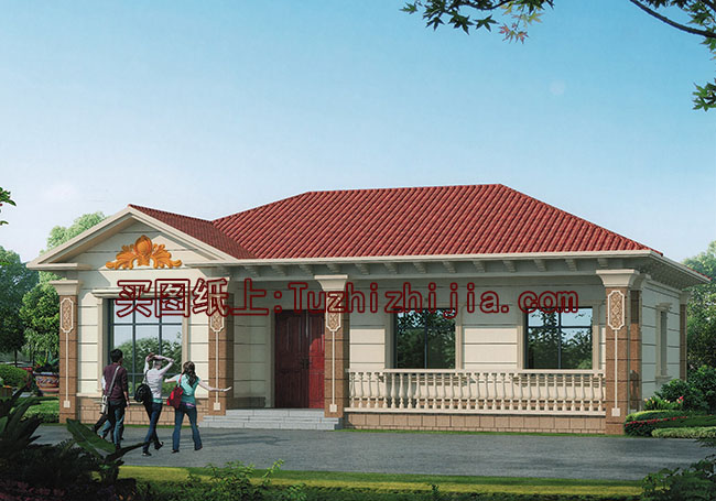 時尚一層別墅圖,一層這樣蓋房最漂亮