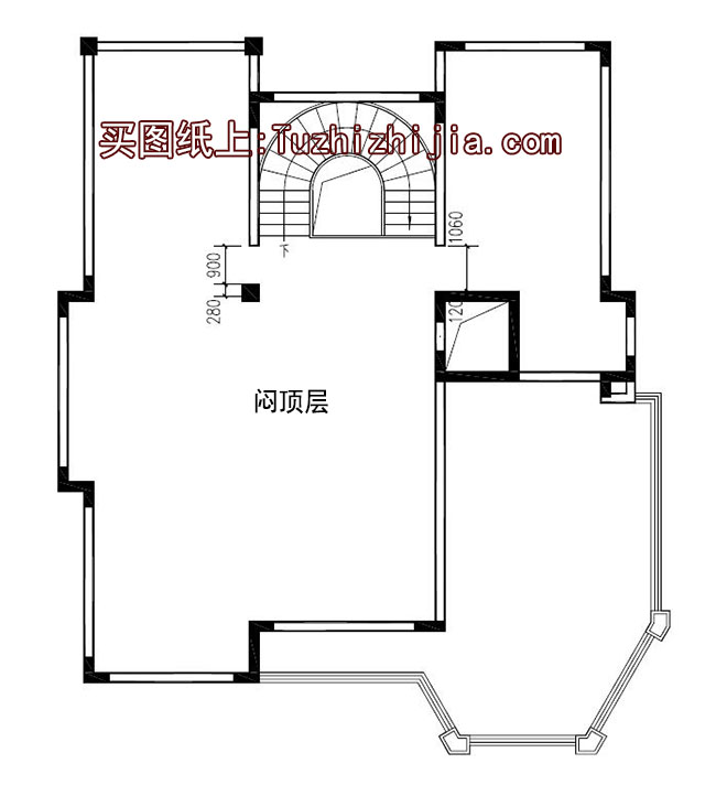 豪華高端三層帶地下室別墅設計圖,可帶電梯