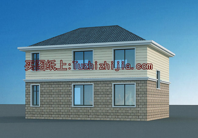 私家二層農村自建房設計圖及效果圖，造價20萬左右