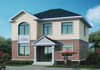 120平農村自建房設計圖，兩層房屋設計圖推薦