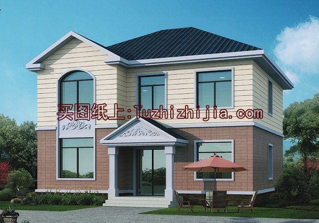 120平農村自建房設計圖，兩層房屋設計圖推薦