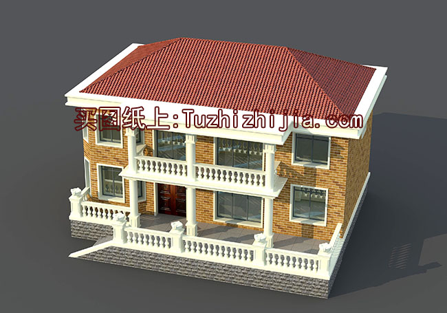 四間兩層樓房設計圖，含外觀圖片