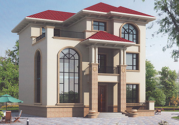 農村自建房設計圖，三層房屋設計圖及效果圖