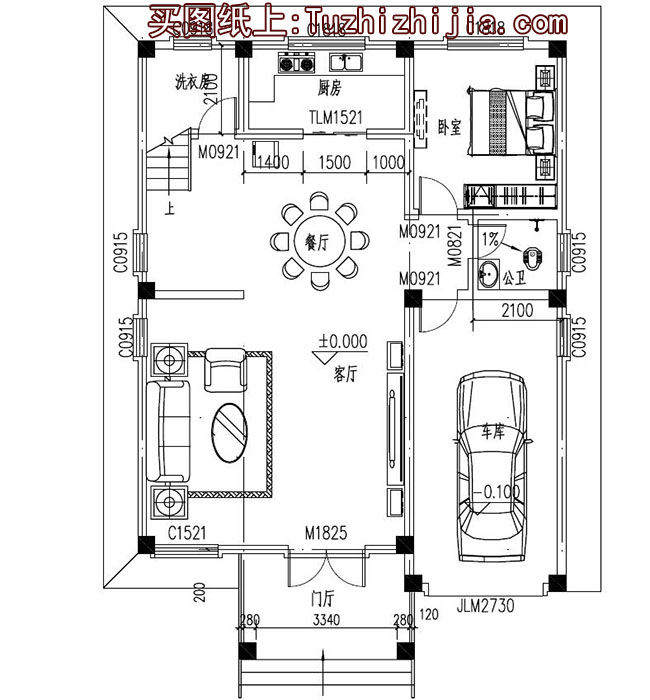 農村兩間三層房屋設計圖，含外觀圖片