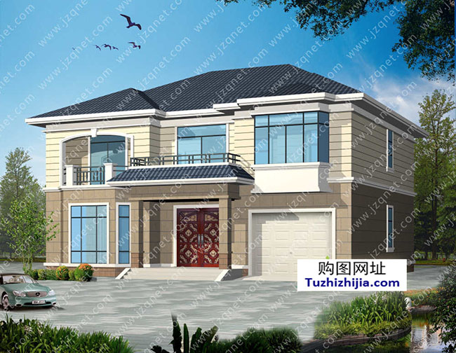 180平方農村二層別墅施工設計圖紙，15.8x11.7米